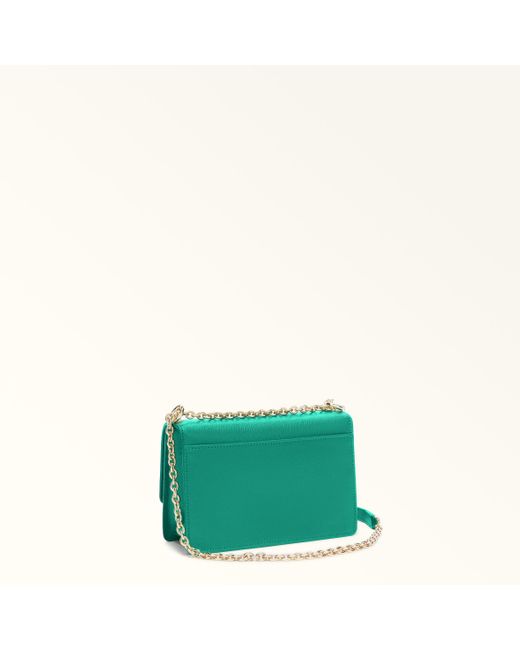 1927 Borsa A Tracolla Mini Jade Pelle Stampata Donna di Furla in Green