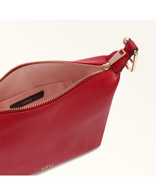 Furla Tonie Shoulder Bag M1 Ares Soft Textured Leather