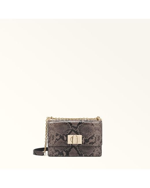 Furla Multicolor 1927 Crossbody Mini Toni Urban Capra Leather With Print Aspide Lux