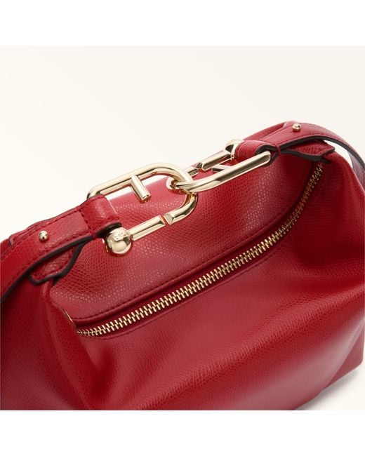 Furla Tonie Shoulder Bag M1 Ares Soft Textured Leather