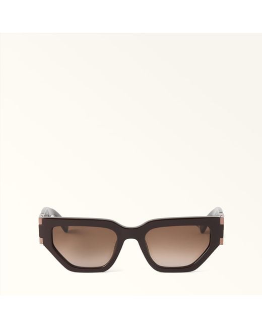 Furla Brown Sunglasses Cioccolato Acetate