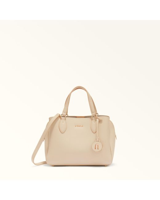 Furla Natural Minerva Tote Ballerina I Andromeda Calf Leather