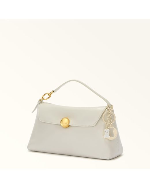 Furla Metallic Crystal Schlüsselanhänger Marshmallow Metall + Glanzlack Damen
