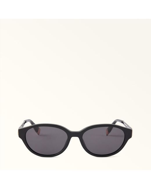 Furla Gray Sunglasses Nero Metal + Metal