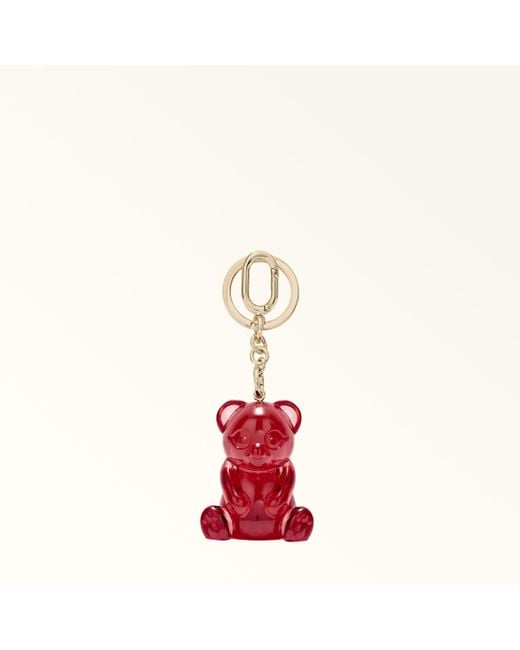 Furla Red Allegra Transparent Plexiglass