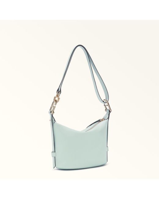 Nuvola Mini Sac Laguna Cuir De Veau Claris Lux Femme Furla en coloris Green