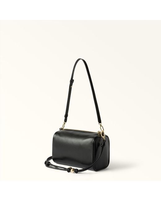 Furla Black Talia Crossbody Nero Nappa Leather