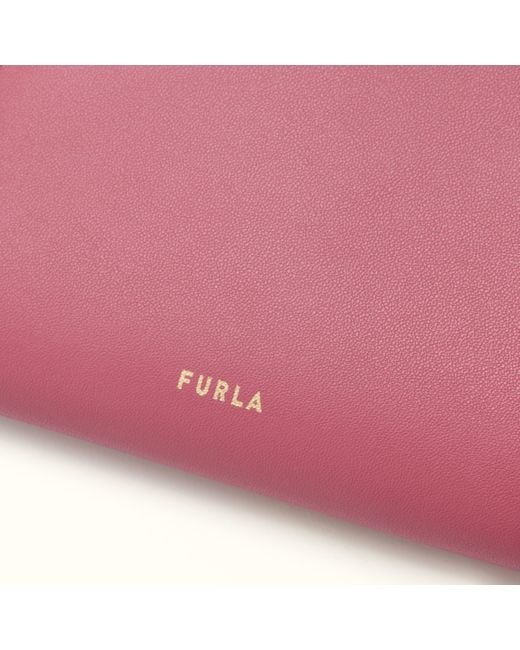 Furla Pink Dots Coin Case S Blush Sidney Calf Leather