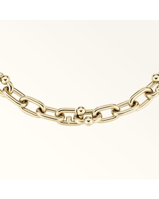 Furla Metallic Mianuvola Necklace Color Oro Metal