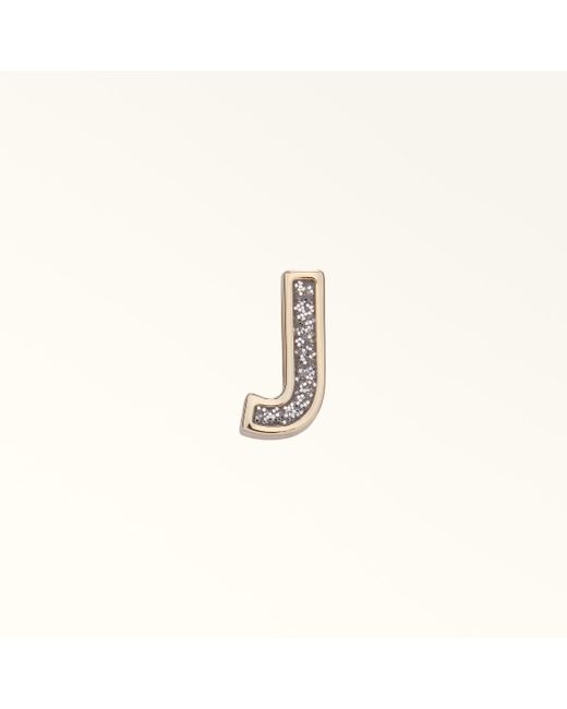 Furla Natural And I Charm Metal + Glitter Enamel