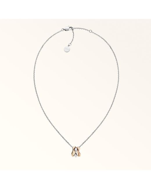 Furla Natural Mionido Necklace Color Oro Metal