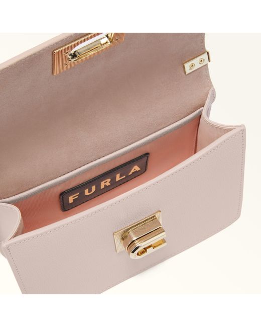 Furla Natural 1927 Crossbody Mini Corolla Textured Leather