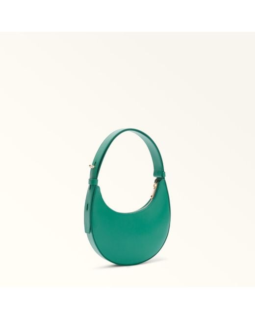 Furla Green Delizia Mini Bag Jade Soft Calf Leather