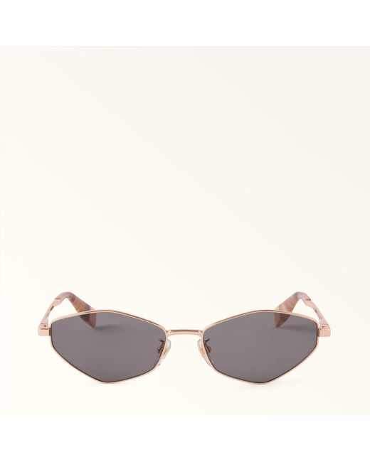 Furla Gray Sunglasses Color Rose Metal