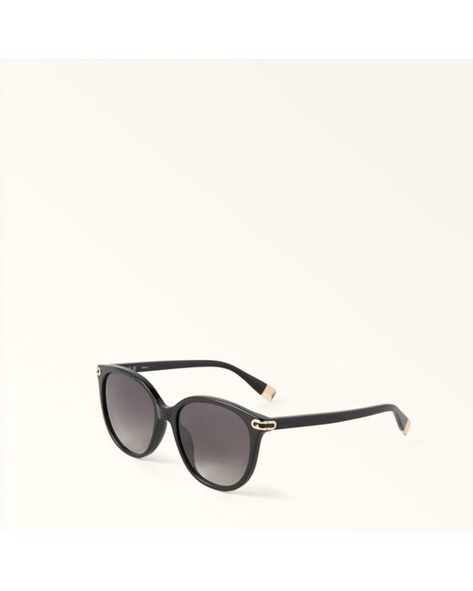 Furla Gray Sunglasses Nero Acetate