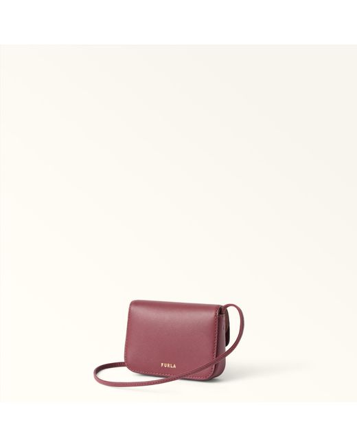 Furla Pink Sfera Coin Case S Apple Sidney Calf Leather