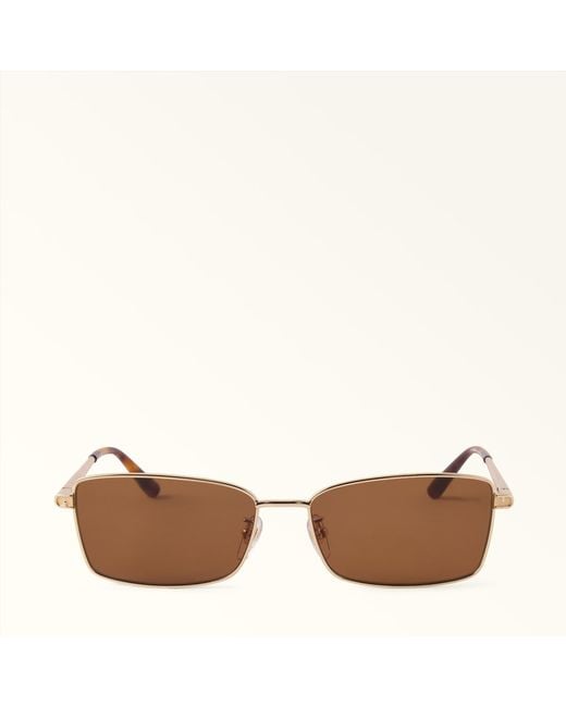 Furla Brown Sunglasses Color Light Metal