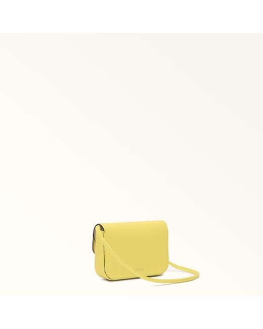Furla Yellow Sfera Coin Case S Museum Sidney Calf Leather