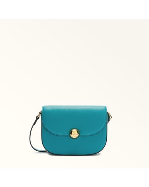 Furla Blue Moonlight Crossbody Amatore Night Calf Leather