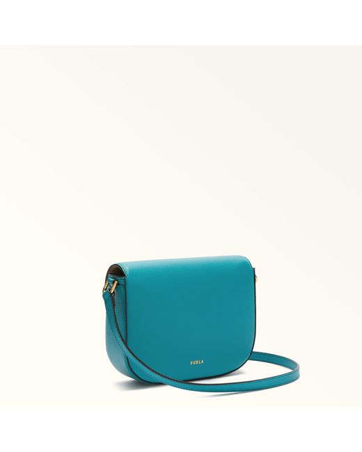 Furla Blue Moonlight Crossbody Amatore Night Calf Leather