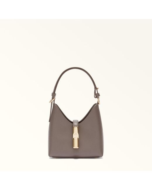 Furla Multicolor Iride Mini Bag Urban Textured Leather