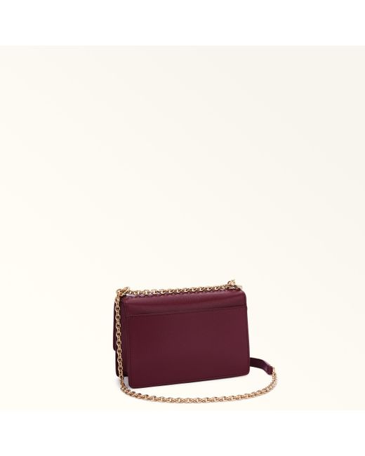 1927 Borsa A Tracolla Mini Ribes G Pelle Stampata Donna di Furla in Purple