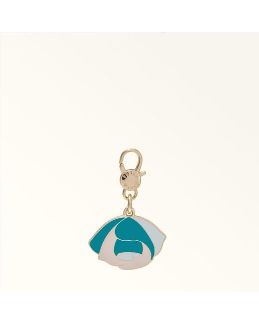 Furla Blue Hashtag Charm Amatore Metal + Enamel