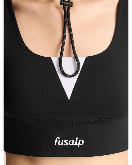 Fusalp Black Biarra Bra