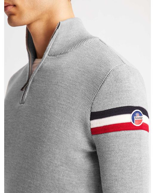 Fusalp Gray Wengen Sweater for men