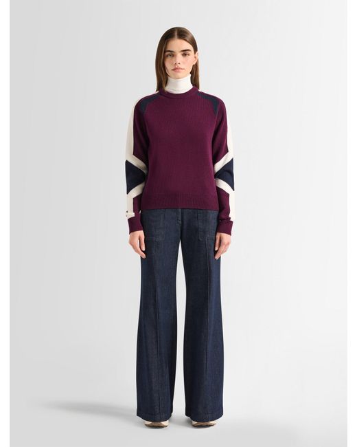 Fusalp Purple Rivena Sweater
