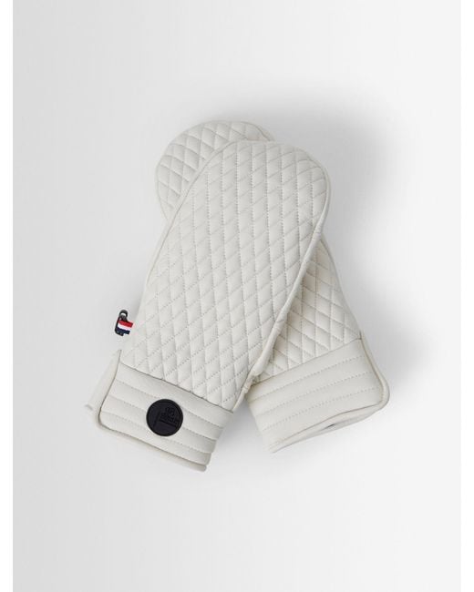 Fusalp White Athena Ski Mittens