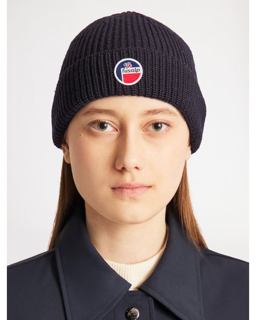 Fusalp Blue Cosmic Beanie