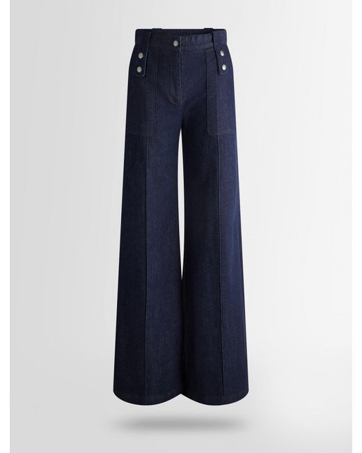 Fusalp Blue Noela Denim Pants