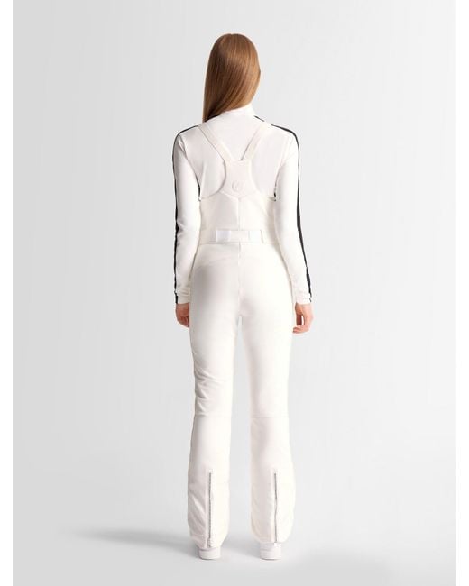 Fusalp White Getta Ski Overalls