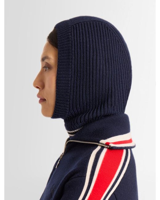 Fusalp Blue Wool Cowl