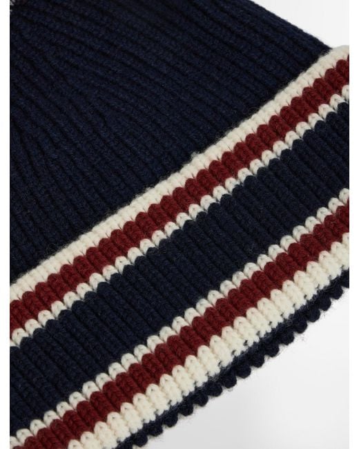 Fusalp Blue Pompon Beanie