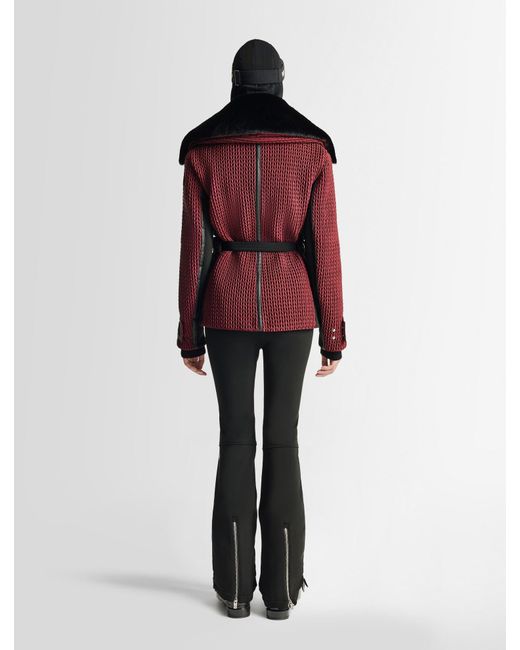 Fusalp Red Alixa Ski Jacket