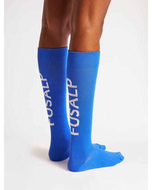 Fusalp Blue Sock Pop Ski Socks