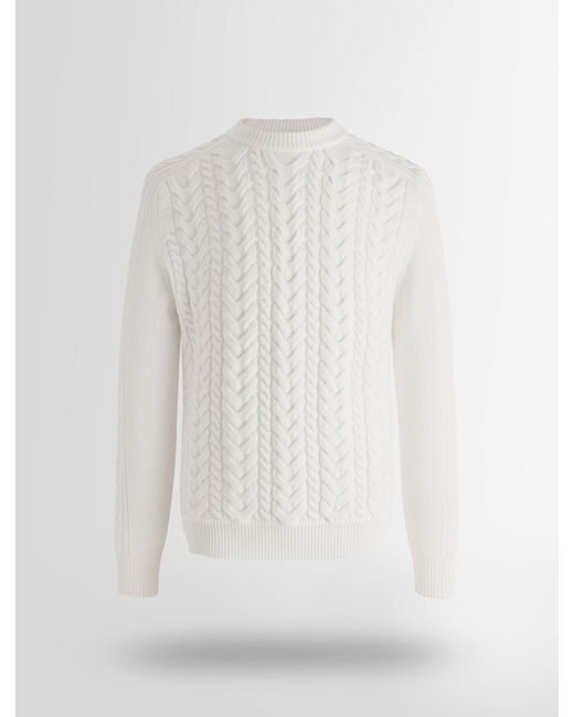 Fusalp White Branor Sweater for men