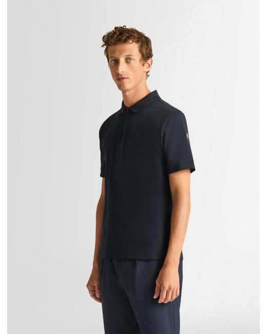 Fusalp Blue Anatole Short-Sleeve Polo Shirt for men