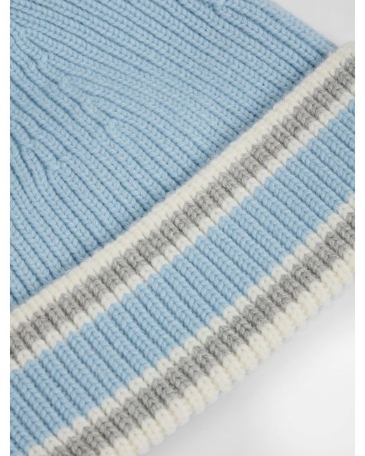 Fusalp Blue Pompon Beanie