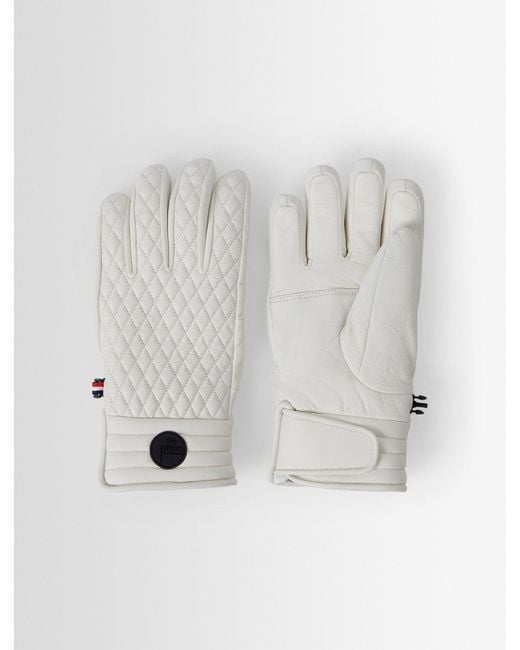 Fusalp White Athena Ski Gloves