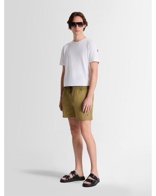 Fusalp White Halfi Swim Short for men