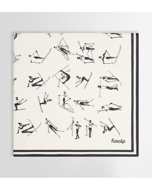 Fusalp Natural Silk Scarf Scarf