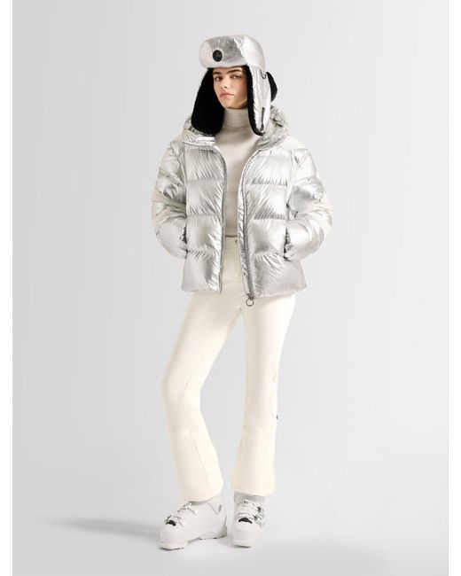 Fusalp White Charloy Metal Down Jacket