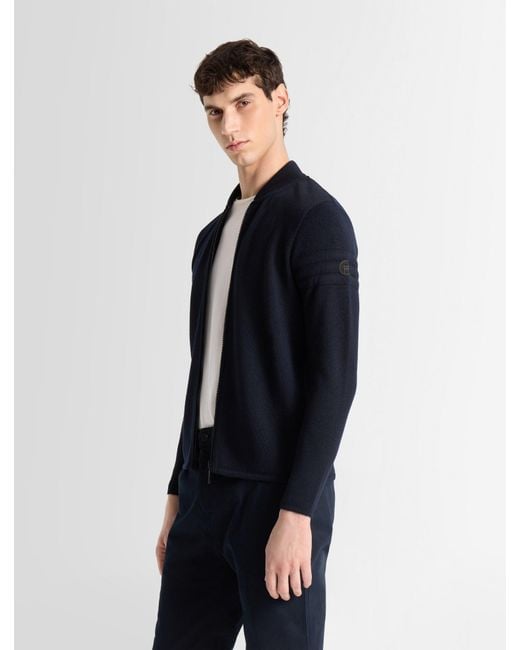 Fusalp Blue Bastien Cardigan for men