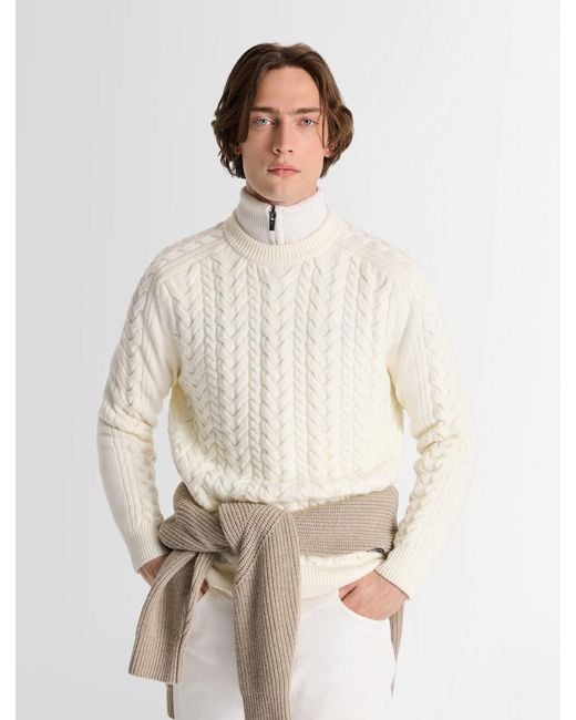 Fusalp White Branor Sweater for men
