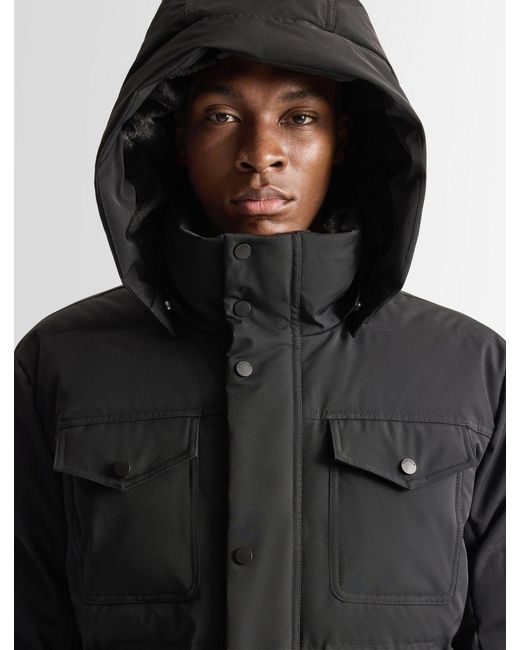 Fusalp Black Delano Parka for men