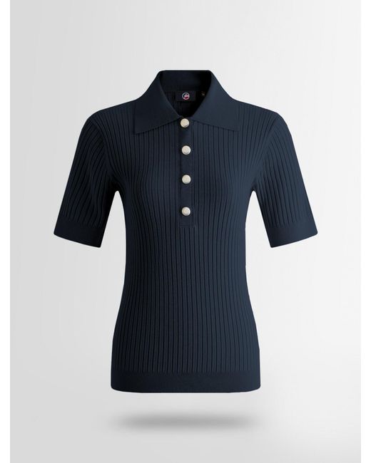 Fusalp Blue Vera Short-Sleeve Polo Shirt