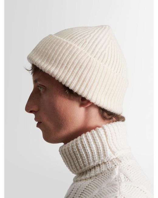 Fusalp White Knit Beanie